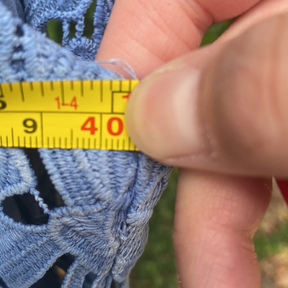 Worth New York Blue Lace Dress Size 8 Wedding Guest Dress - Picture 8 of 9